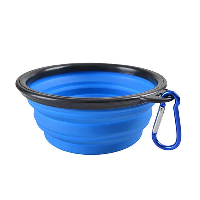 Collapsible Pet Feeder Bowl With Carabiner