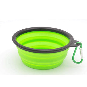 Collapsible Pet Feeder Bowl With Carabiner