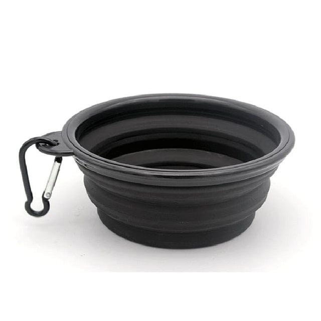 Collapsible Pet Feeder Bowl With Carabiner