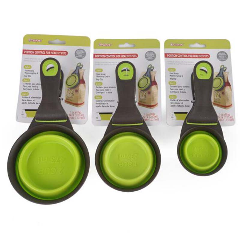 1Pcs Folding Measuring Cup Food Scoop