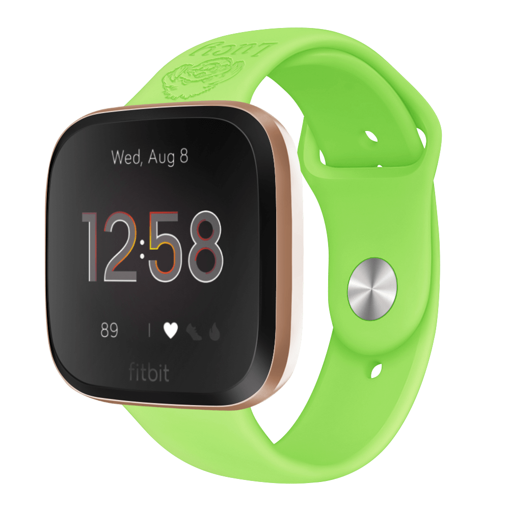 Green fitbit versa hot sale band