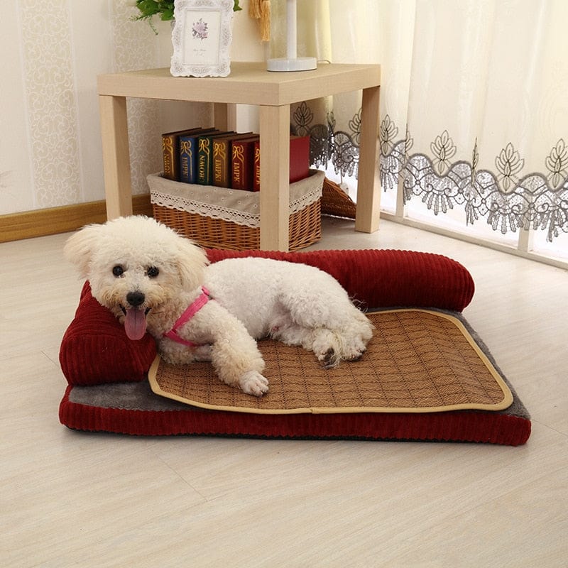 L Shaped Chaise Lounge Beds for Dogs