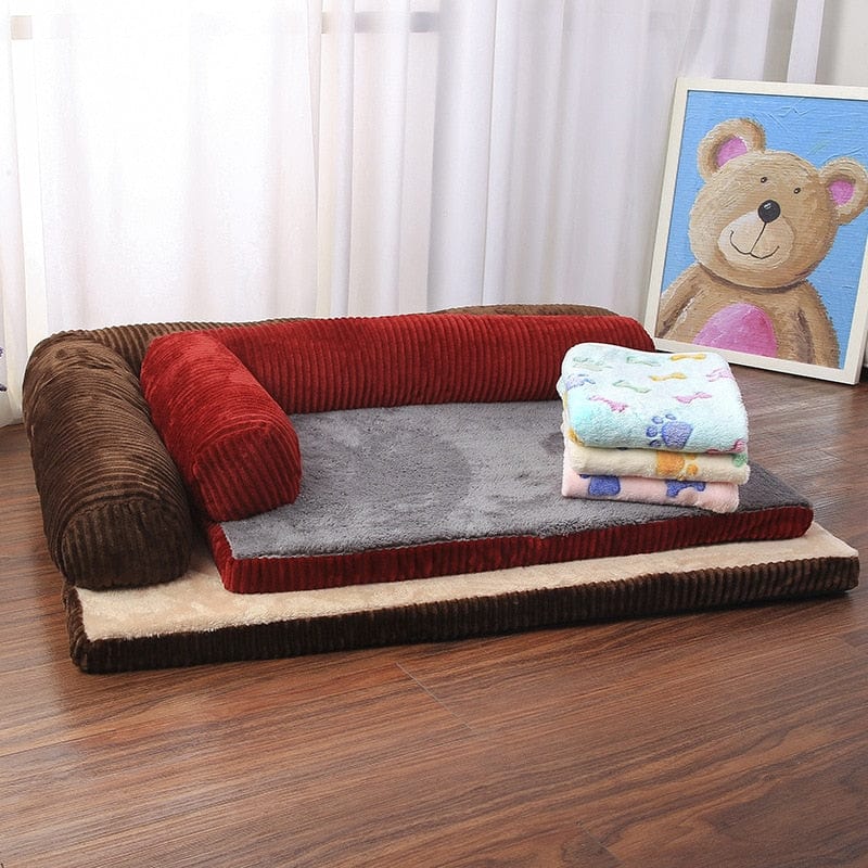 L Shaped Chaise Lounge Beds for Dogs
