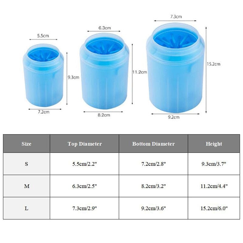 Dog Paw Cleaner Soft Silicone Cup