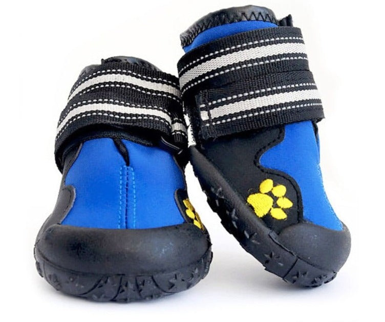 4PCS Waterproof Shoes For Large Dogs