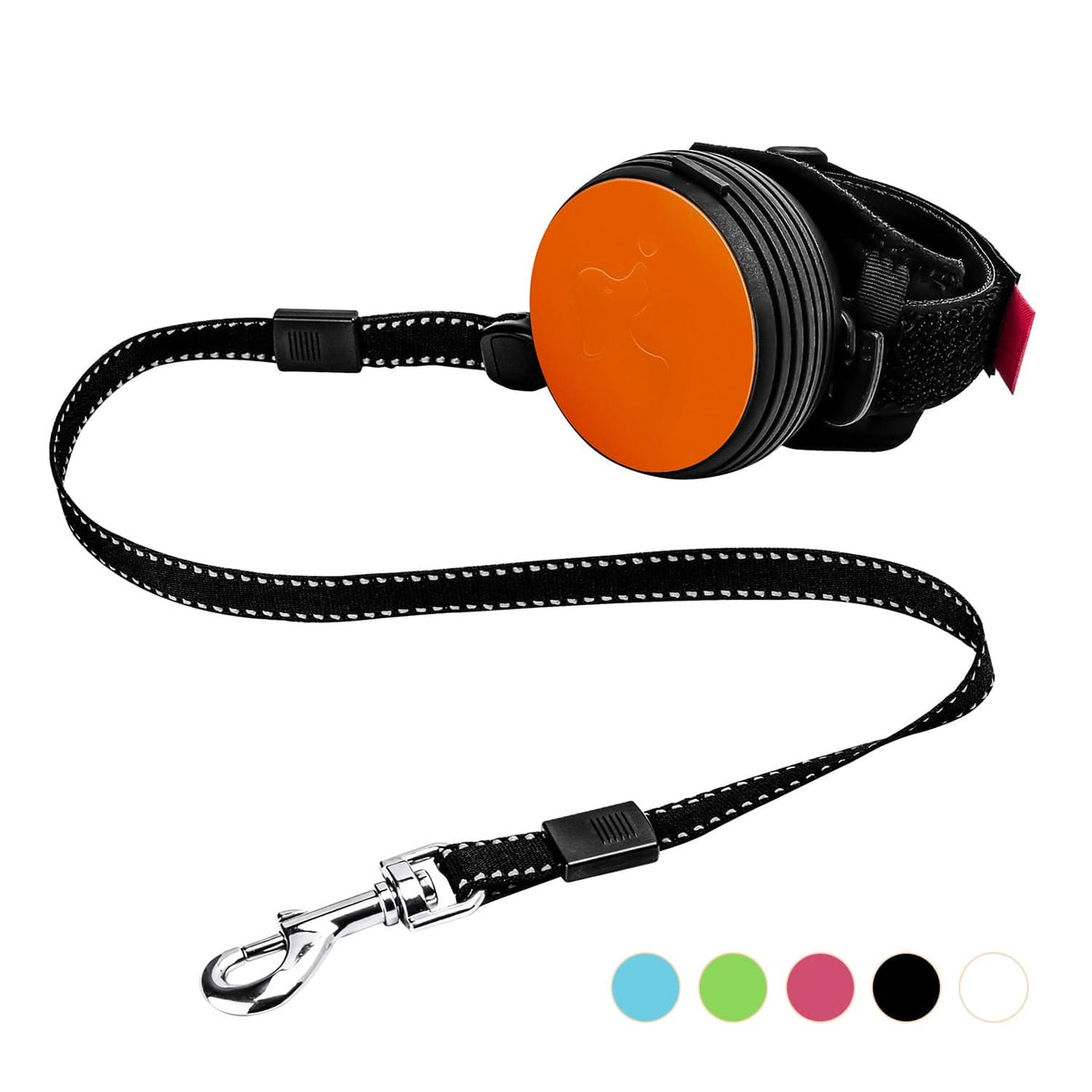 Hands-Free Quick Release Adjustable Wrist Strap Retractable Dog Leash