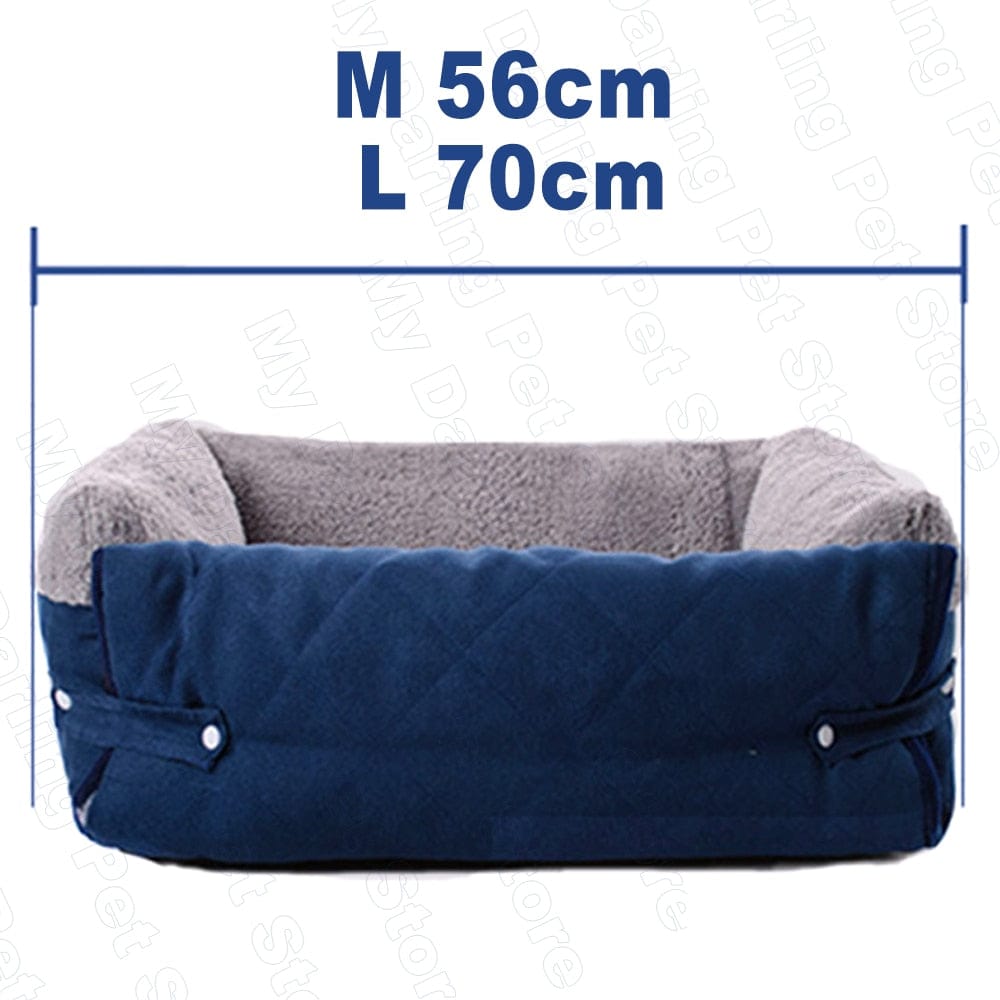 Non-Slip Pet Lounge Bed and Mat