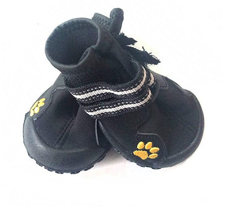 4PCS Waterproof Shoes For Large Dogs