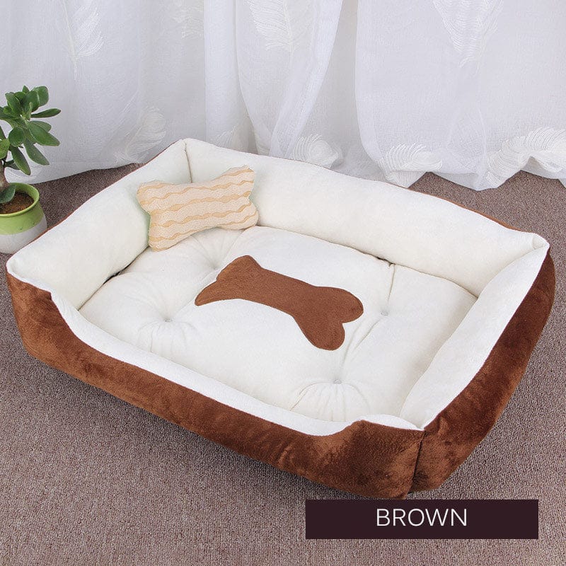 Waterproof Plush Dog Bed