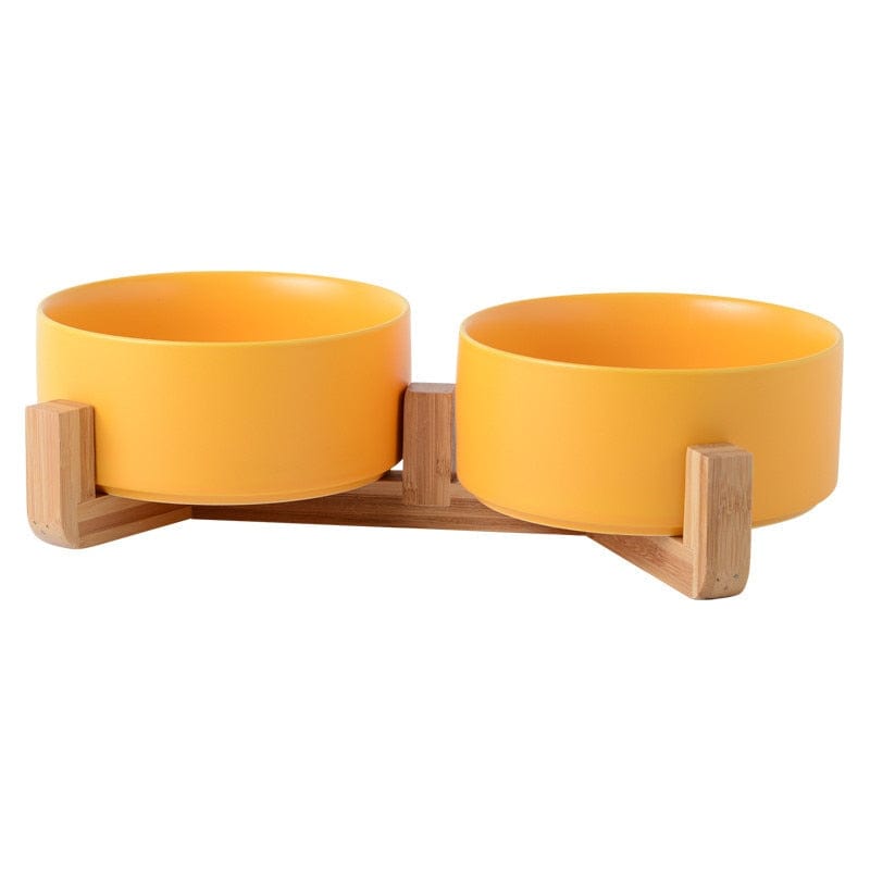 Double Ceramic Pet Bowls