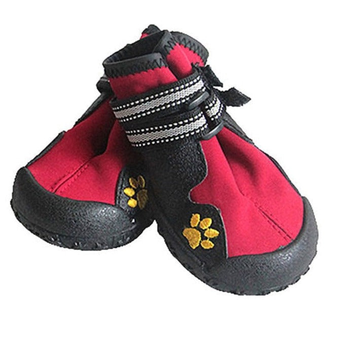 4PCS Waterproof Shoes For Large Dogs