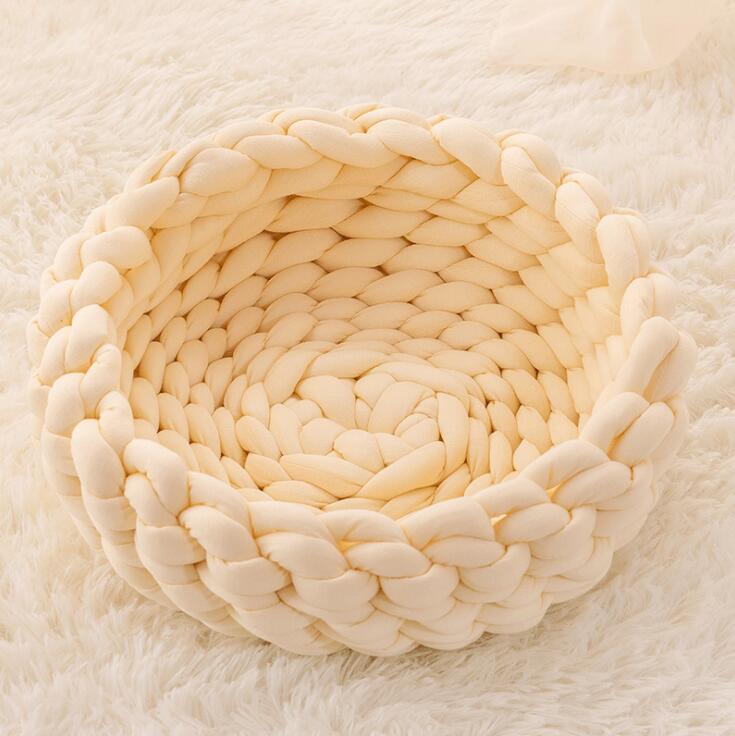 Hand-woven Pet Sleeping Basket