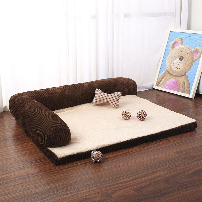 L Shaped Chaise Lounge Beds for Dogs
