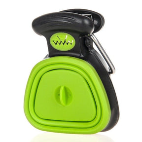 Traveling Foldable Pooper Scooper +1 Roll Decomposable Bag for Easy Cleanup