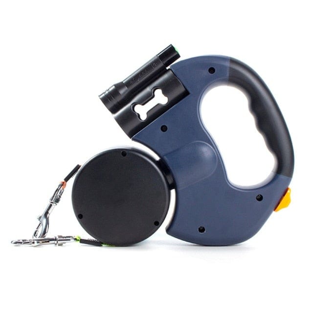 LED Retractable Dual Dog Leash