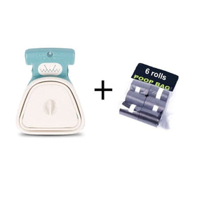 Traveling Foldable Pooper Scooper +1 Roll Decomposable Bag for Easy Cleanup